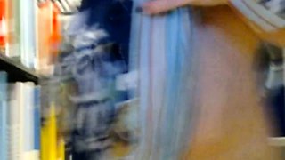 Naked in the Library - Public Flashing Webcam Show