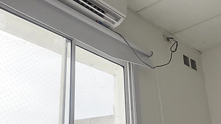 The neighbors see me masturbating