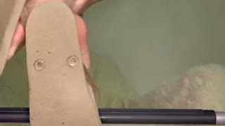 Russian Babe Foot Tease - Ignore  Masturbation