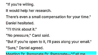 Getting checked over in preparation for the renewal of his pilot's license