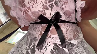 Stepmom Cleaning French Maid