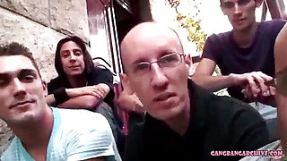Gangbang Archibe - Busty MILF in stockings