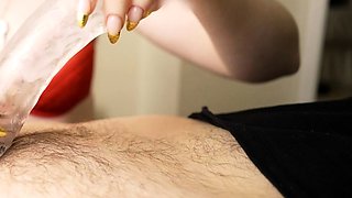 Sexy Busty Amateur Blonde Toys Orgasm