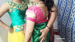 Indian Desi Threesome with Neelimaa - Big Ass, Homemade Group Sex