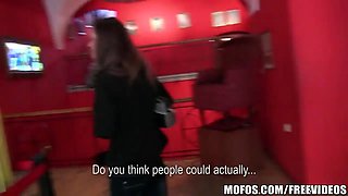 Natural czech brunette gets screwed