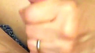 Omg!!! Old Grandma Jerks off Younger Cock