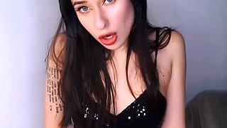 Amateur webcam babe dildo masturbation