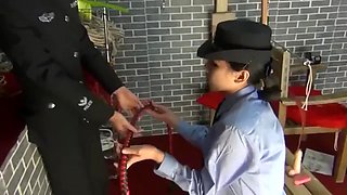 Two Chinese cops bondage: Asian  Fansly Porn