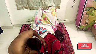 Desi Indian Kavita Aunty Fuck with Stepson of Brother in Law Like Whore