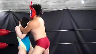 Japanese mixed wrestling ryona