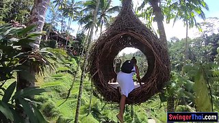 Big Booty Thai Girlfriend Garden Sex With Cherry Lee