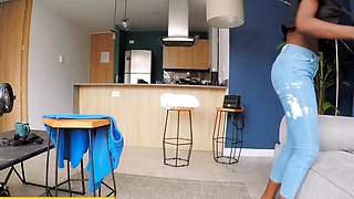 Innocent Latina Black Beauty s Pussy Fucked