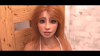 Tsunade hentai visuals featuring Misskitty2k in an animated summer fantasy