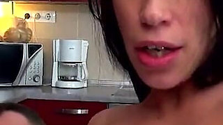 Sexy Brunette MILF Fucked and Cumshot on Tits in Amateur Porn