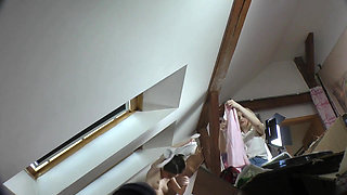 Real amateur super hot girlfriends gather after cheerleader practice at home to make a try on haul for lingerie and thongs