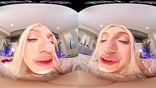 Juicy Blonde MILF's VR Passion in Student Seduction