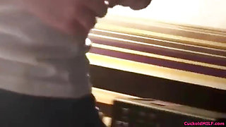 Cuckold MILF Munching on BBC Bull