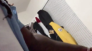 No Nut November but My Coworker Fuck Me in Pink Over the Sink BBC