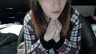 Horny japanese teen satomi stuffs herself with toy