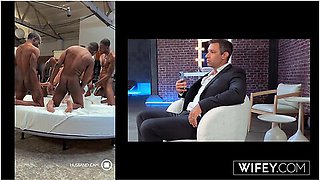Bride Gets Stretched Out In 5-bbc Gangbang While Hubby Watches With Hollywood Cash, Jonathan Jordan And Richard Mann