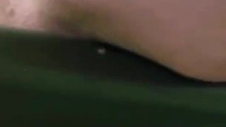 On the Bicycle Bouncing Boobs and Rubbing My Big Clit with Fun