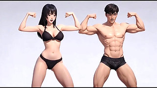 Hot Couple Romance And Dance Ai Model