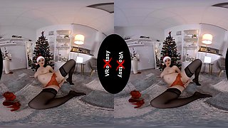 New Year - Big Tits Babe Solo - Vrextasy - Sexlikereal