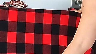Amateur Wife Tries on Clothes and Cuts Them