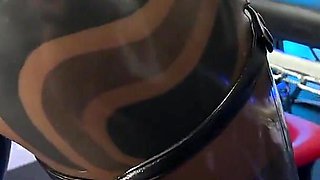 Solo 2: Showcasing Translucent Latex Outfit and Hankey’s Toys Strap-on
