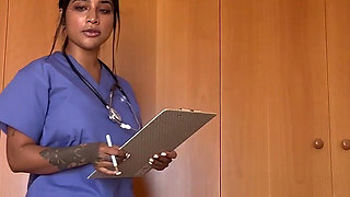 Big Ass Nurse Lets Her Patient Cum in Her Ass When the Doctor Leaves- Yasmina Khan