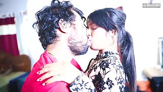 Desi Indian Young 18 Virgin Step Daughter Fucked Hard by Step Daddy when his wife not at Home ( Hindi Audio )