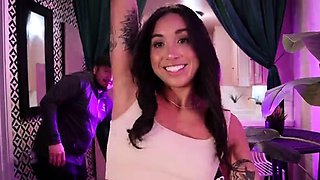SMALL TIT BRUNETTE TATTOOED TEEN GIRLFRIEND CAUGHT IN SHOWER