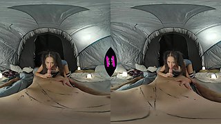 Amazing Sex In A Tent With The Beautiful Paula