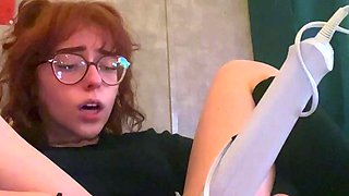 Stacked brunette goes solo toys and masturbation