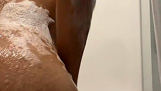 Monika Sweet masturbates her pussy and ass with toy
