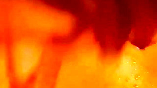 Caught my stepdaughter with a cute toy in the ass and fucked her good