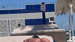 I Meet a Slutty Latina Tourist at the Pool. Sucked and Fucked by a Stranger in a Hotel at a Seaside Resort