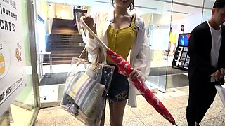 Cute asian chick hot solo masturbation