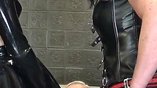 The Horny MILF Fucked Hard by Us with the Strapon