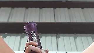 Strap on Stories - Daily Pegging Day 122 - He Can't Quit Cummimg Then I Fuck Myself