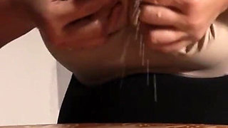 Self Milk Sucking and Spraying Milk