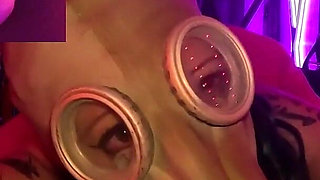 Gas Mask Breath Control - Fuck Machine Orgasm
