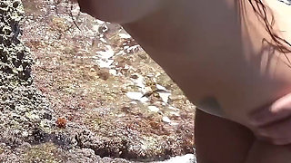 German Scout - Fit German Teen July Buster Pick up for Holiday Casting Fuck at The Beach