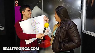 Alexis doll visits jordi's sex store & wins the compete to fit a meaty sex toy in her ass - reality kings