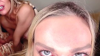 Lustful MILFs pov mind-boggling clip