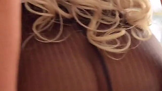 Nina Elle Wetlook Pantyhose Shower