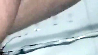 Big Pussy Housewife Pissing in (normal and) Super Slow Motion
