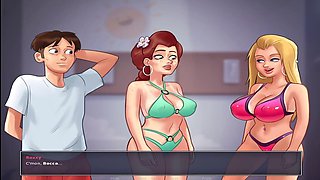 Summertime saga eve, hot chinese girl, humungous