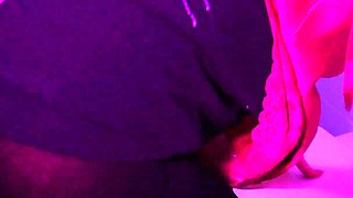 Sexy Business Woman with Boss in Office Restroom for Ripping off Nylon Sex