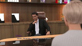 Office Boss Seduces My Wife - Hot Kissing Affair with Vivian - Cuckold Cheating Sex